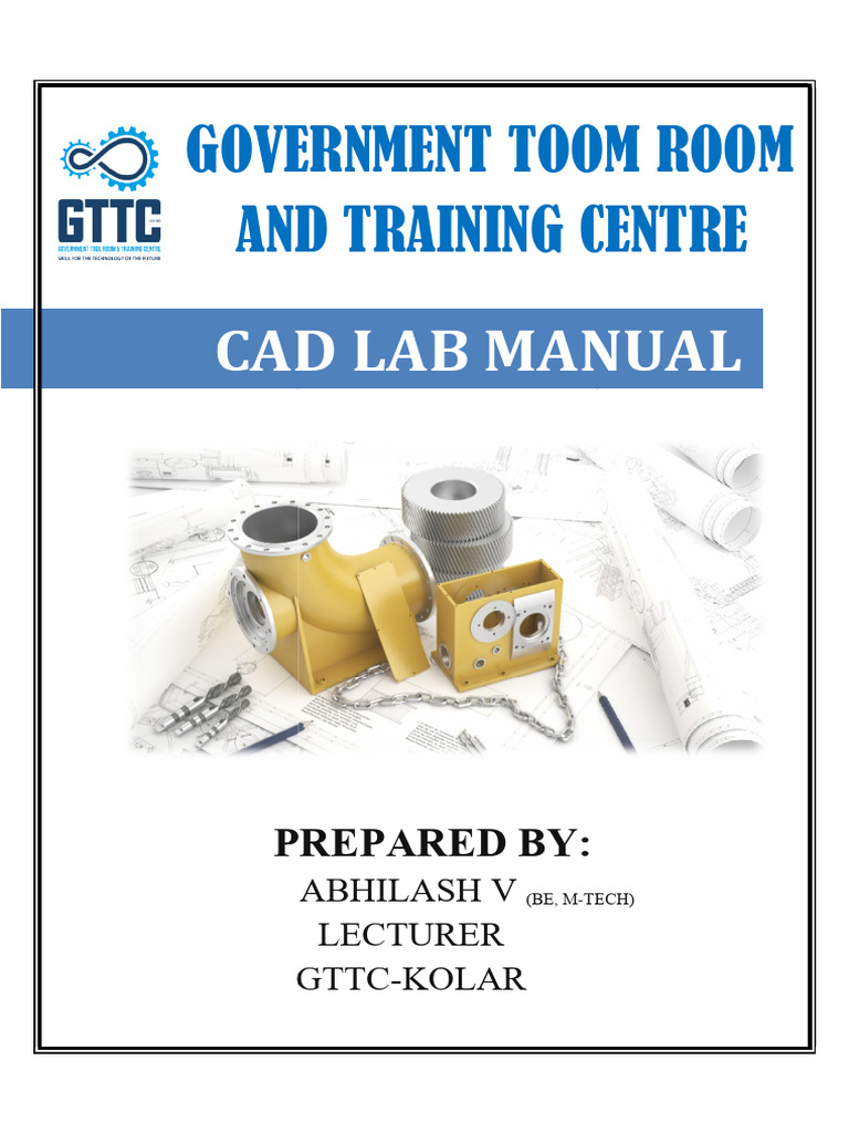 Cad Lab Manual Draft Updated On 10082022 (Prepared by Abhilash.v) 2