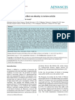 Dietary Fiber and Its Effect On Obesity