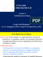 Lecture 4 - Shear