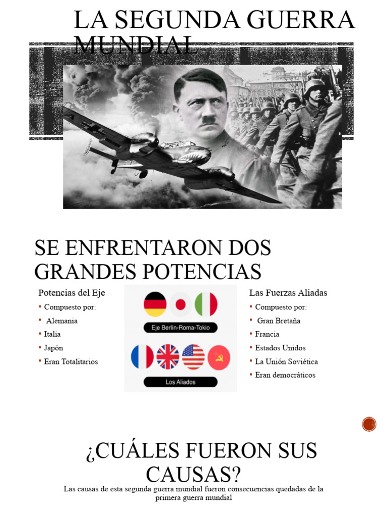 Causas y Consecuencias de la Segunda Guerra Mundial | PDF | Alemania ...
