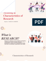 Report in Research 1