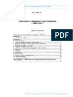 Table Braille Informatique TBFR2007