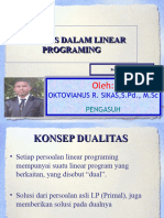 7 Dualitas Dalam Linear Programming