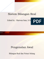 Materi 1 Sistem Bilangan Real