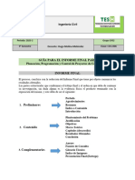 Fecha de Entrega 2° Oportunidad 1952