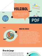 Voleibol: María Bellorin, Rosalia Campos, Sofía Castillo, Valeria Lares y Andrés Leon