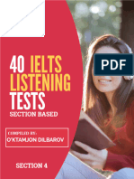 40 IELTS Listening Tests - Section 4 (With Answers)