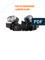 Utilisation Lampes LED