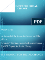 ICT Project For Social Change