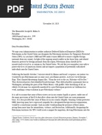 Letter To Biden Gaza TPS