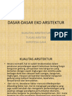 Dasar-Dasar Eko Arsitektur