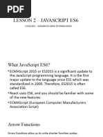 Lesson 3 - JavaScript ES6