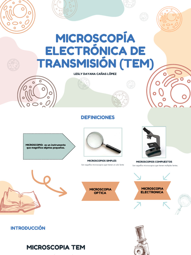 Microscopía Electrónica de Transmisión (TEM) | PDF | Microscopio ...