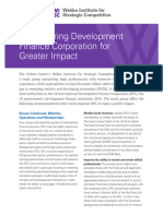 Empowering Development Finance Corporation For Greater Impact