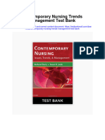 Contemporary Nursing Trends Management Test Bank
