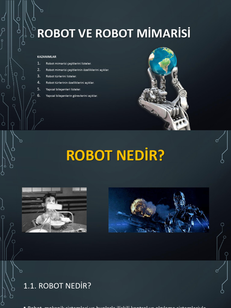 Robot Ve Robot Mimarisi | PDF
