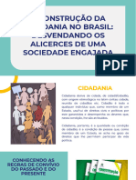 Slide - A Construção Da Cidadania No Brasil