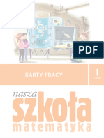 Karty Pracy. Poradnik Matematyczny. Klasa 3. CZ 1