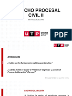 Derecho Procesal Civil Ii: S09: Título Ejecutivo