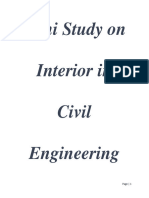 Mini Study On Interior in Civil Engineering