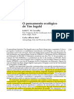 CARVALHO, I. C. M. STEIL, C. A. O Pensamento Ecológico de Tim Ingold