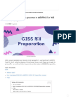 GISS Bill Preparation Process in WBIFMS For WB Govt Employees