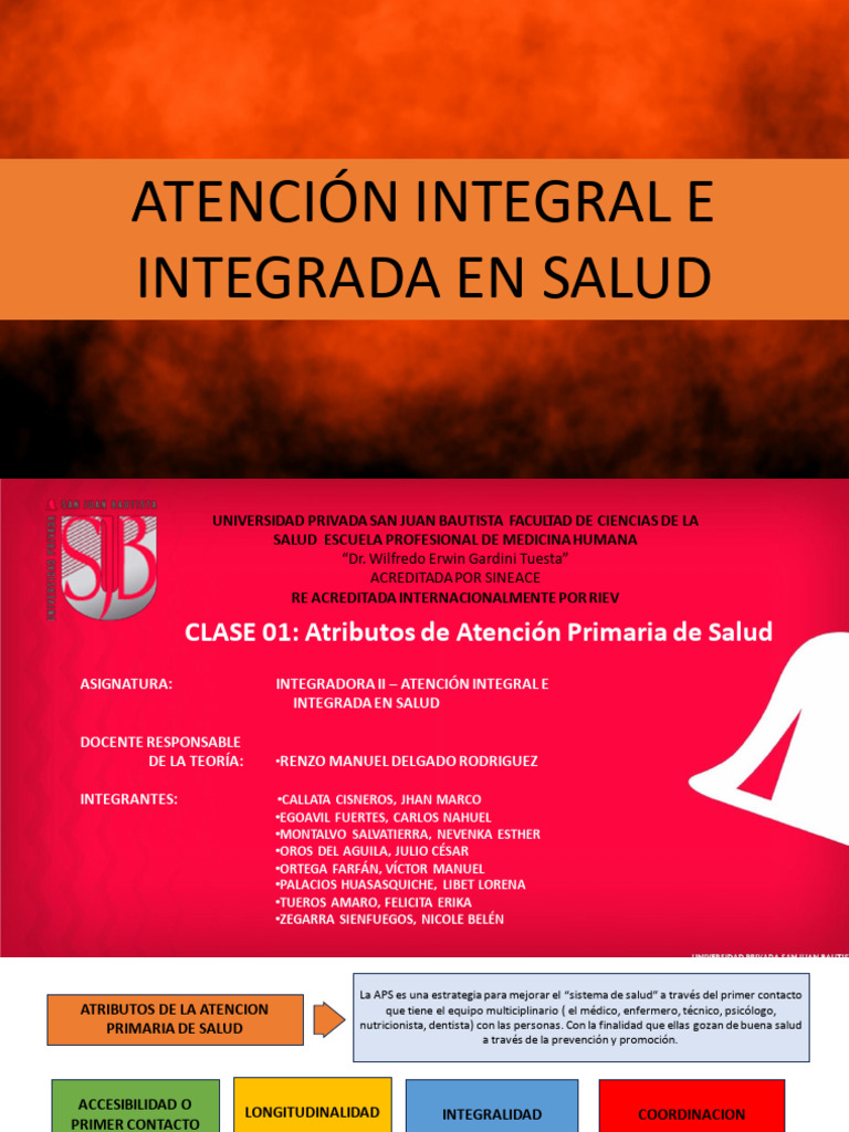 Atención Integral E Integrada en Salud | PDF | Cuidado de la salud