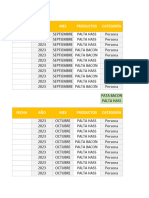 Tarjeta de Existencia y Precio de Venta