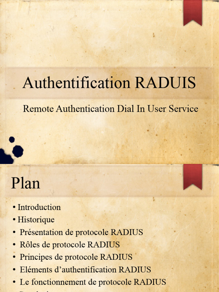 Authentification avec RADIUS : Guide Complet | PDF | Rayon (géométrie ...