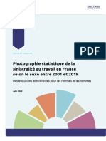 Photographie Statistique de La Sinistralite Au Travail en France Selon Le Sexe 2001-2019 VF