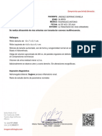 Se Realiza Ultrasonido de Vías Urinarias Con Transductor Convexo Multifrecuencia