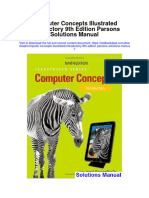 Computer Concepts Illustrated Introductory 9th Edition Parsons Solutions Manual