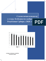 Statisticki Izvestaj o Stanju Bezbednosti Saobracaja U Republici Srbiji U 2020. Godini