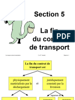 Section 4 - La Fin Du Contrat de Transport