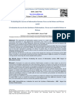 ISSN: 2665-7716: Evaluating The Success of Information S Evaluating The Success of Information S