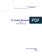 E9 Disaster Management Module 4 Final 2012