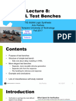 Lecture 8 VHDL Test Benches