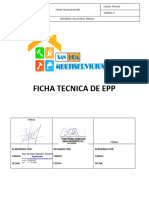 FICHA TECNICA DE EPPs Y EQUIPOS SANHUA