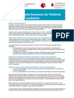 CAP - Acute Leukemia Patient Faq