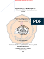 Analisis Efisiensi Layout Proses Produksi: Studi Kasus Pada PT Pabrik Gula Madu Baru Madukismo Kasihan Bantul Yogyakarta