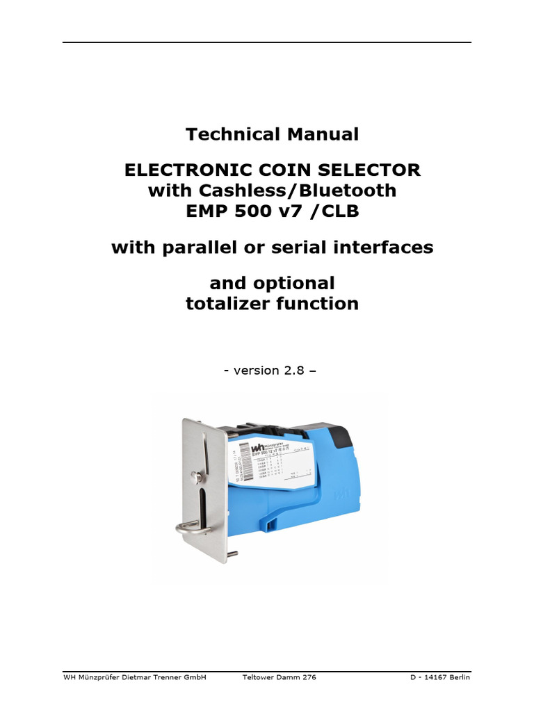 User-Manual-EMP 500.12 v7 | PDF | Calibration | Switch