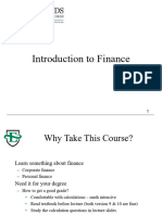 Introduction To Finance