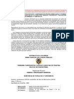 T1a 2019-00167 (S) - Derecho de Peticion. Redencion de Pena Por Trabajo. Prision Domiciliaria. Requisitos de La Solicitud