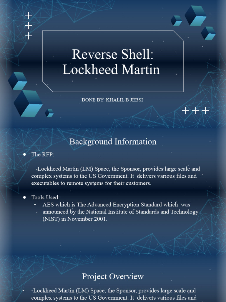 Encrypted Reverse Shell for Lockheed Martin | PDF | Cryptography ...