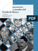 Profesores Precursores de La Cultura Científica en El Estado de México