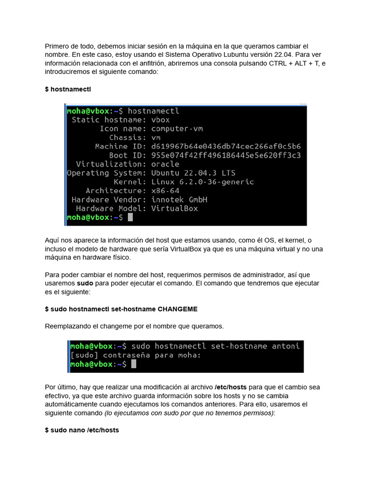 Cambiar nombre equipo linux pdf