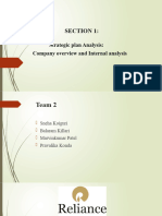Strategic Plan Analysis Section 1