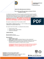 Instructivo Examen de Admisión Musica 2024-1