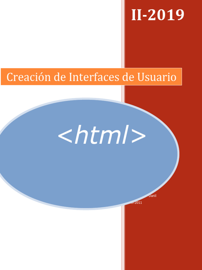 Creación de Interfaces de Usuario HTML Ejercicio 1 PDF