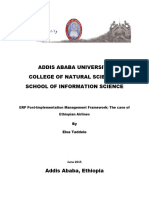 Addis Ababa University College of Natural Sciences School of Information Science